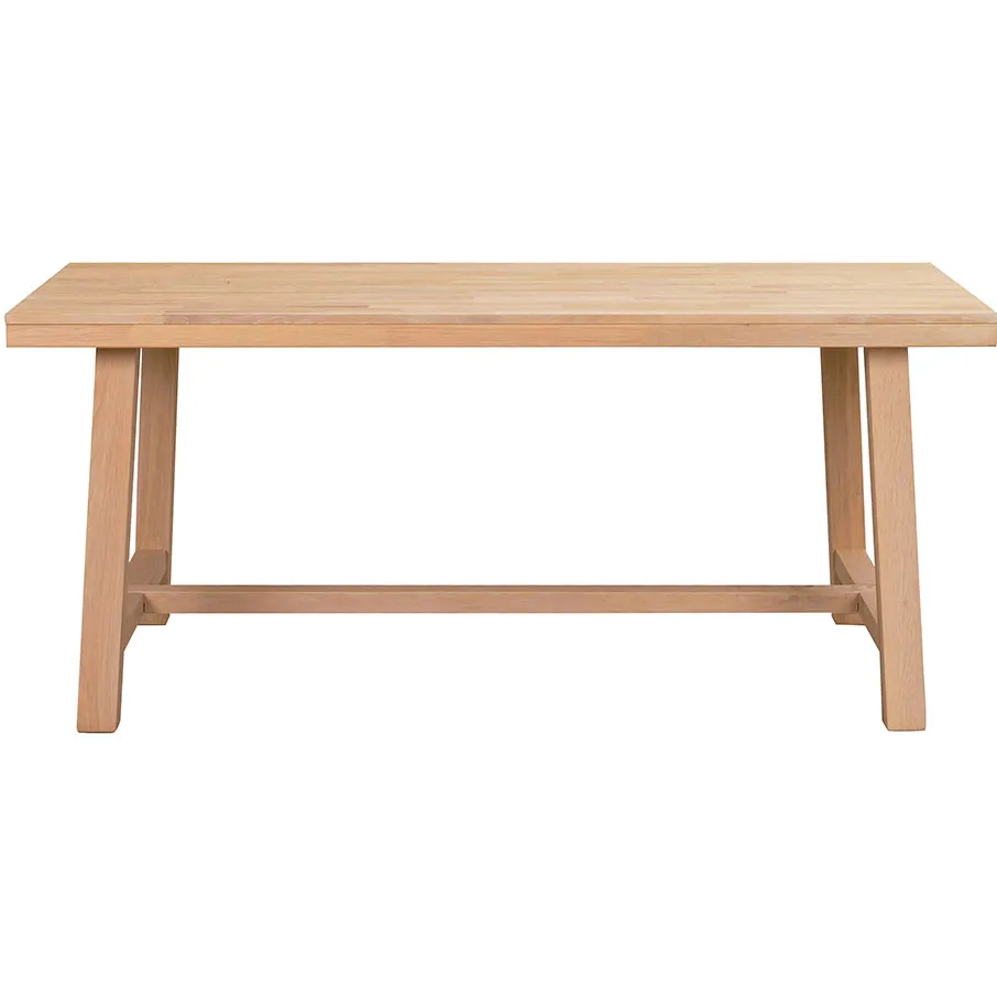 Rowico Home Brooklyn verlengbare houten eettafel naturel - 170 x 95 cm Bruin