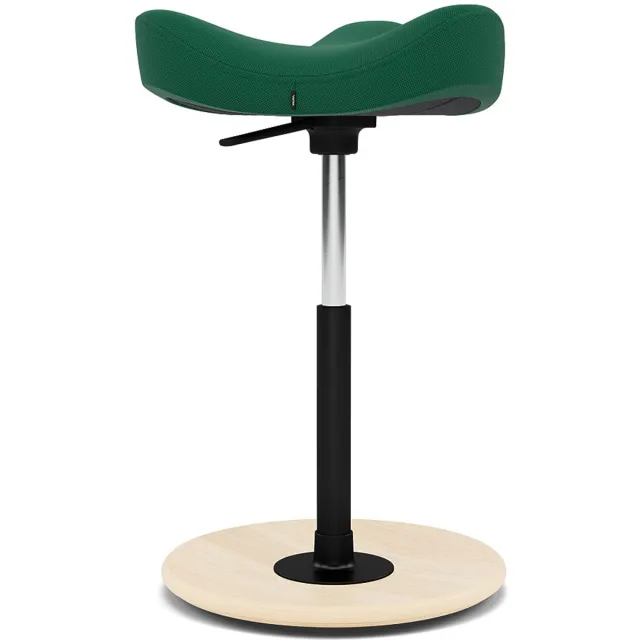 Varier Move zadelkruk, Groen/Naturel Tonal - ergonomisch Saliegroen