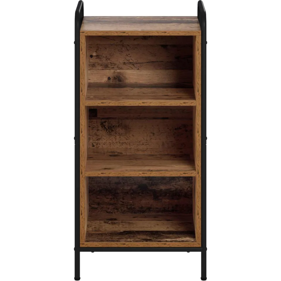 vidaXL Dressoir Oud hout 97 x 33 x 81 cm Bewerkt hout Bruin