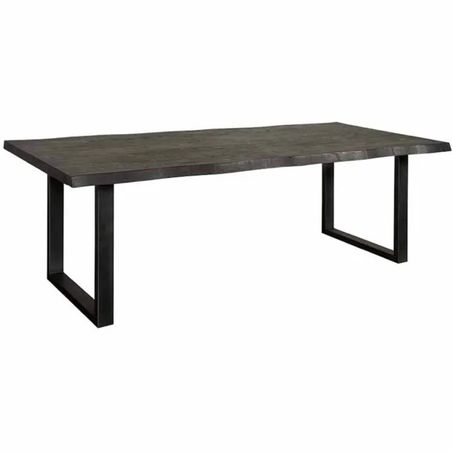 Tower Living Eettafel Ultimo - Rechthoek Zwart Hout - 180x90x78cm