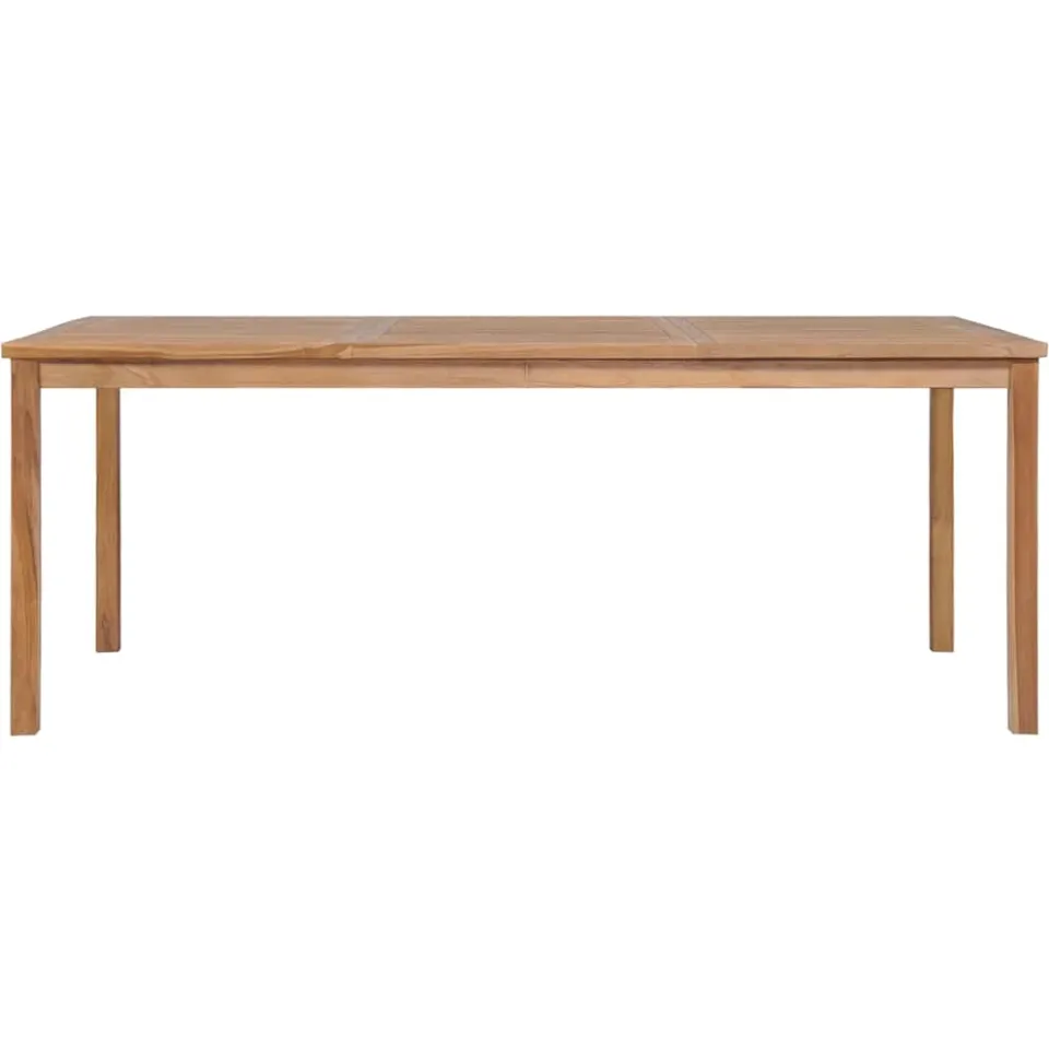 vidaXL Tuintafel 200x100x77 cm massief teakhout Bruin