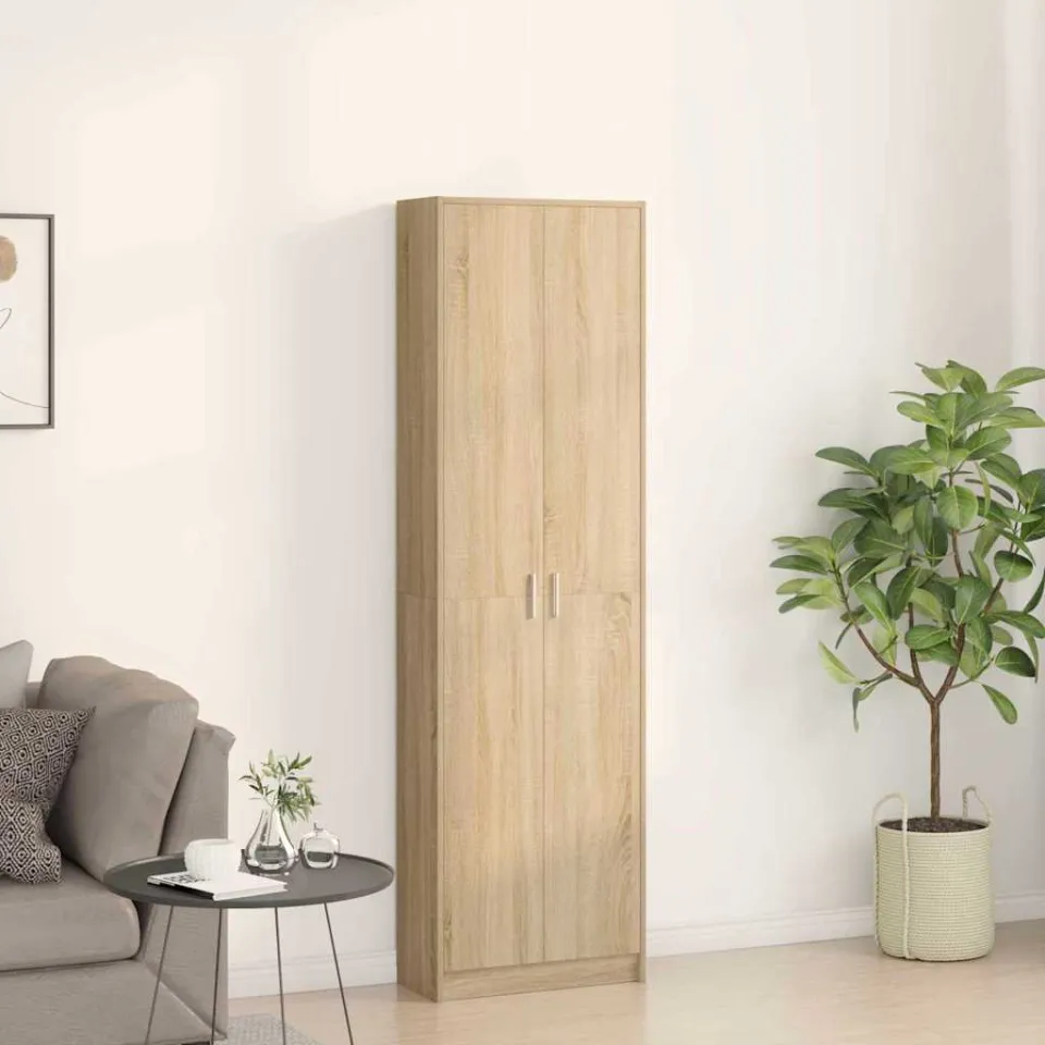 vidaXL Kledingkast Sonoma Eiken 55 x 25 x 189 cm, foto 4