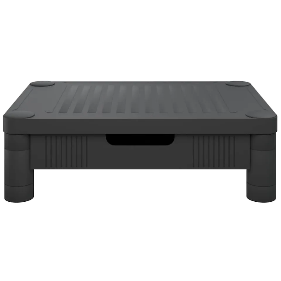 vidaXL Monitorstandaard 43x30,5x13 cm zwart
