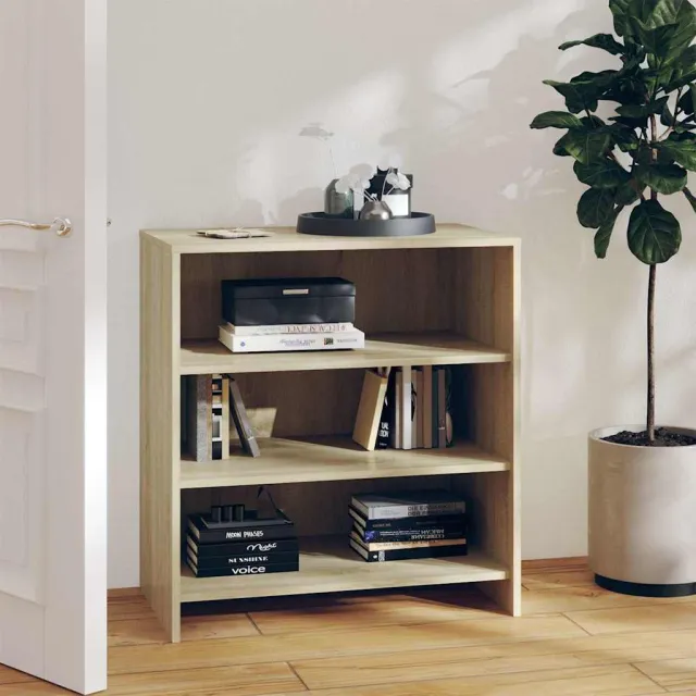 vidaXL Dressoir 70x40,5x75 cm bewerkt hout sonoma eikenkleurig, foto 2