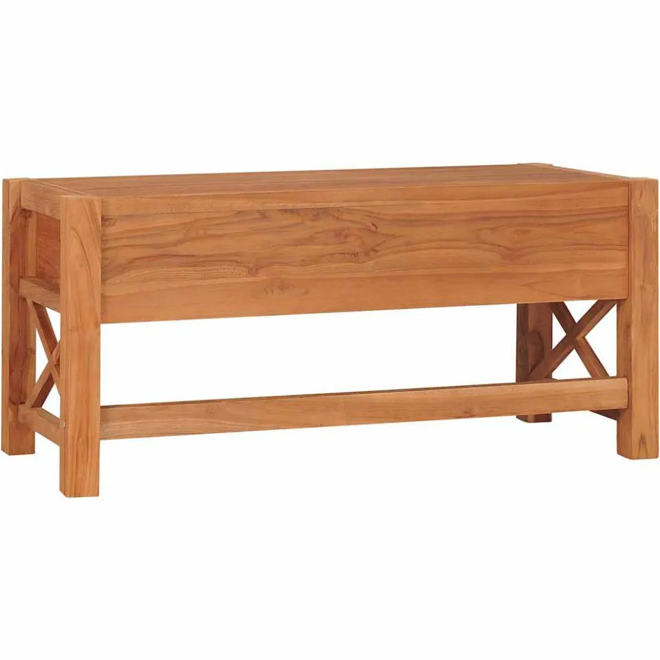 vidaXL Tv-meubel 100x40x45 cm teakhout bruin, foto 3