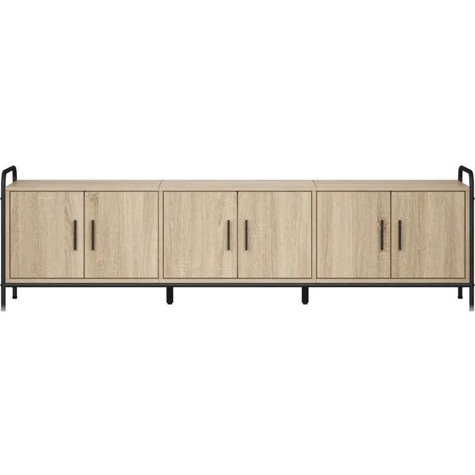 vidaXL Tv-meubel 146 x 33 x 50 cm Sonoma Eiken Bewerkt hout, foto 3