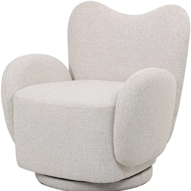 DÉJA Living Draaifauteuil Lola - Stof - Off-White Off White