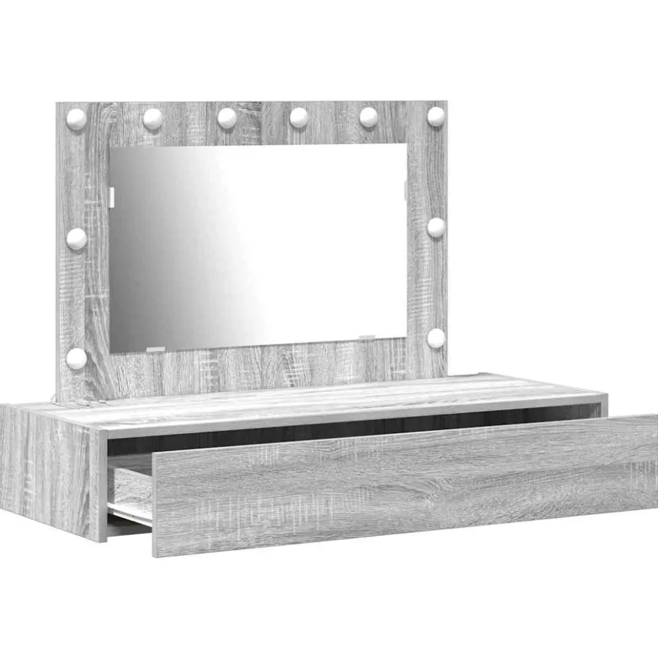 vidaXL Plafondtafel Grijs 100 x 40 x 70 cm Bewerkt hout, foto 3