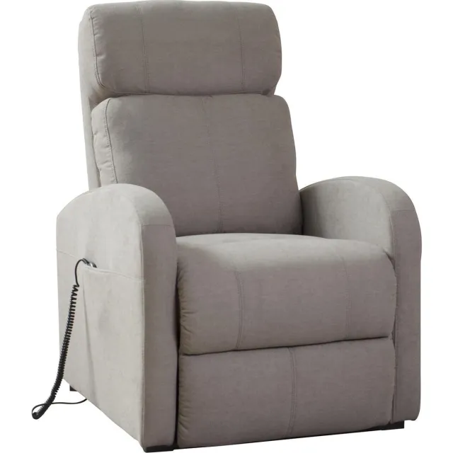 Finlandic Luxe Elektrische relax en sta op stoel F-201 taupe - tot 120 kg gebruikersgewicht - tussen 1,65 en 1,85m lichaamslengte - gebruiksklaar geleverd