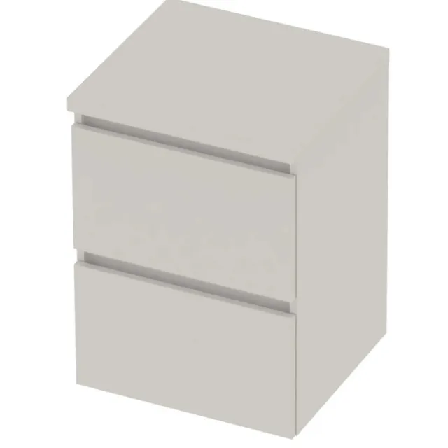 Basic-Line Deck 46 Badmeubelset Greeploos 50x46x66 cm Ice White Wit