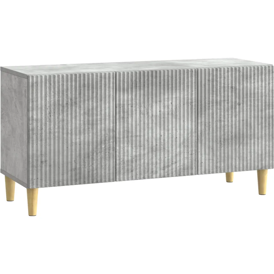 vidaXL TV-kast 99 x 34,5 x 50 cm Betongrijs Bewerkt hout grijs, foto 3
