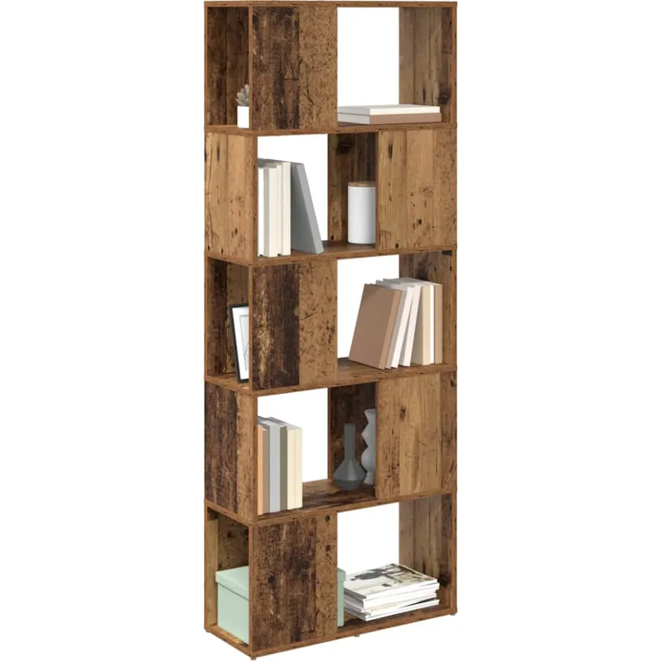 vidaXL Tv-meubelset 60 x 24 x 156 cm Bruin Bewerkt hout