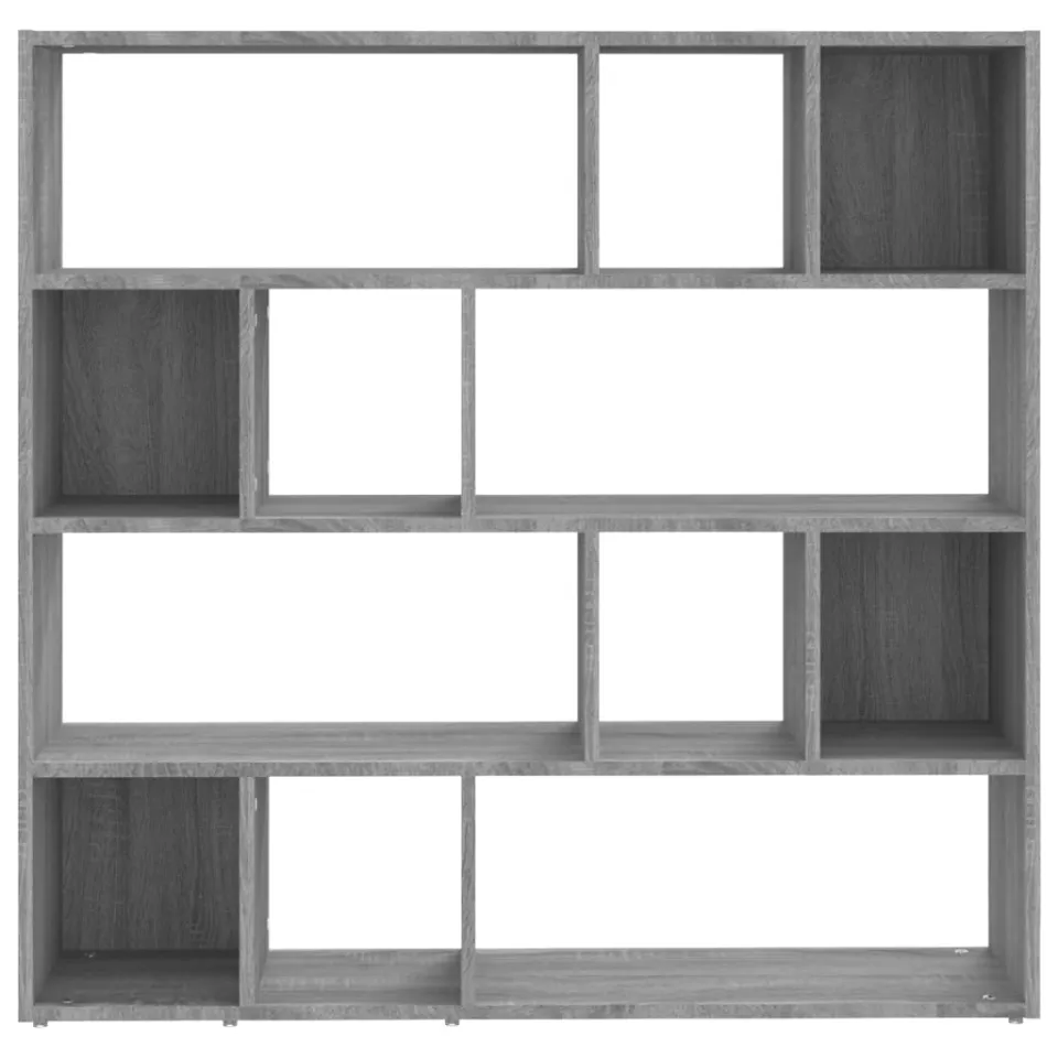 vidaXL Boekenkast/kamerscherm 105x24x102 cm grijs sonoma eikenkleurig, foto 4