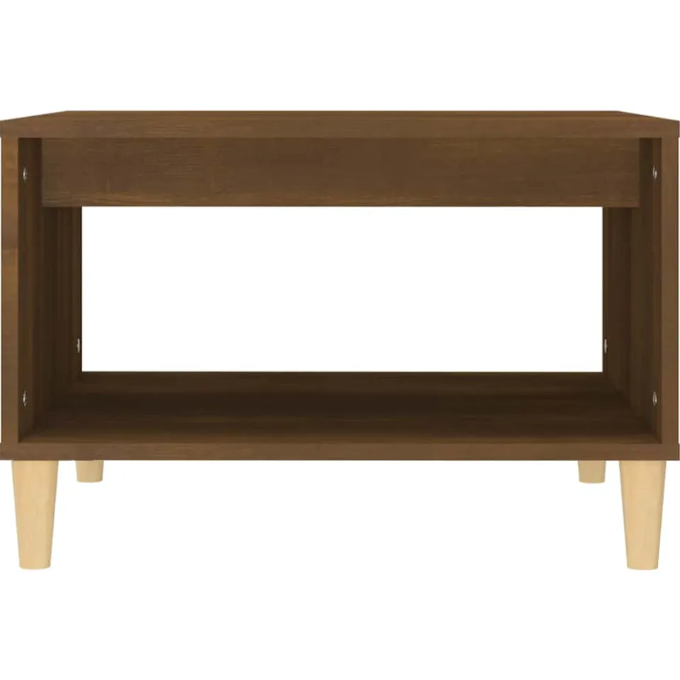 vidaXL Salontafel 60x50x40 cm bewerkt hout bruin eikenkleur, foto 4