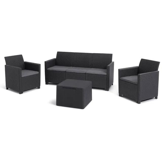 Keter loungeset Claire Antraciet