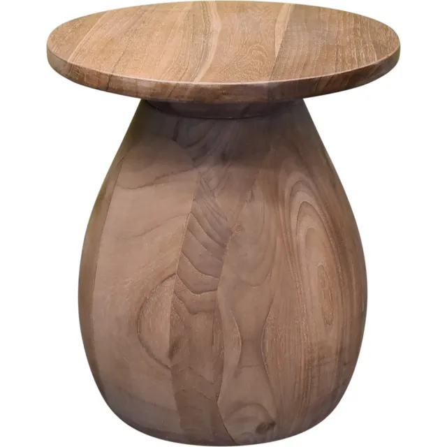 AVH-Collectie Madagascar bijzettafel 50x50xH52 cm bruin