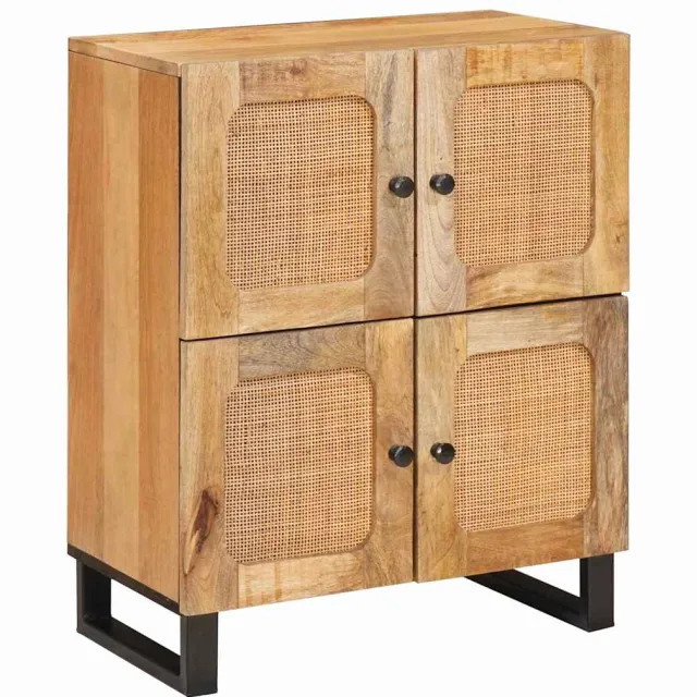vidaXL Dressoir Bruin 60 x 33 x 75 cm Massief Mango Hout
