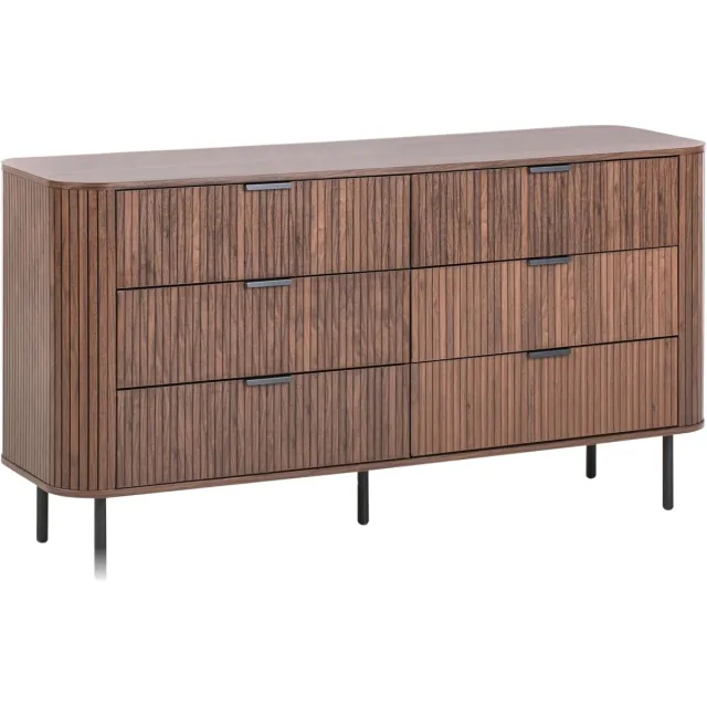 Beliani BRADLEY - Ladekast - Donkerbruin - MDF