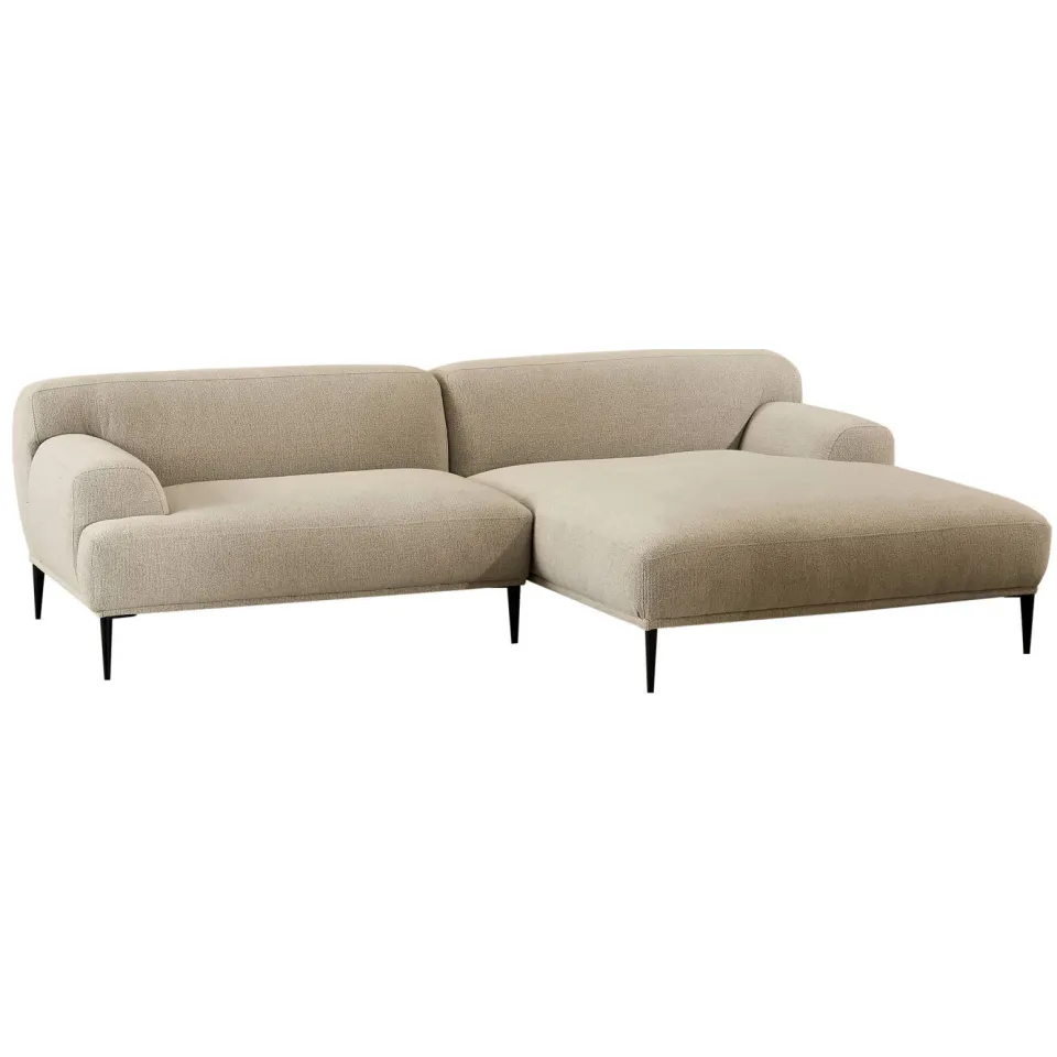 NOUS Living hoekbank Amina hoek rechts - beige, foto 2