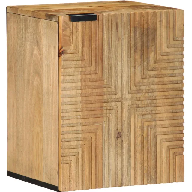 vidaXL Badkamerhangkast 38x33,5x48 cm massief mangohout bruin