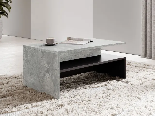 Mobistoxx Salontafel BABEL beton/zwart