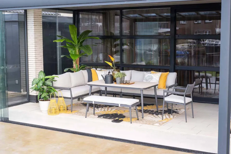 Garden Impressions Barcelona dining loungeset grijs, foto 5