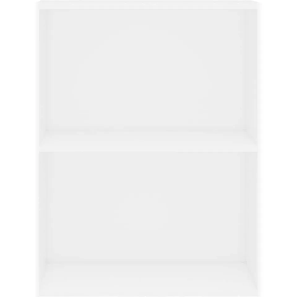 vidaXL Boekenkast 60x30x76,5 cm bewerkt hout wit, foto 4