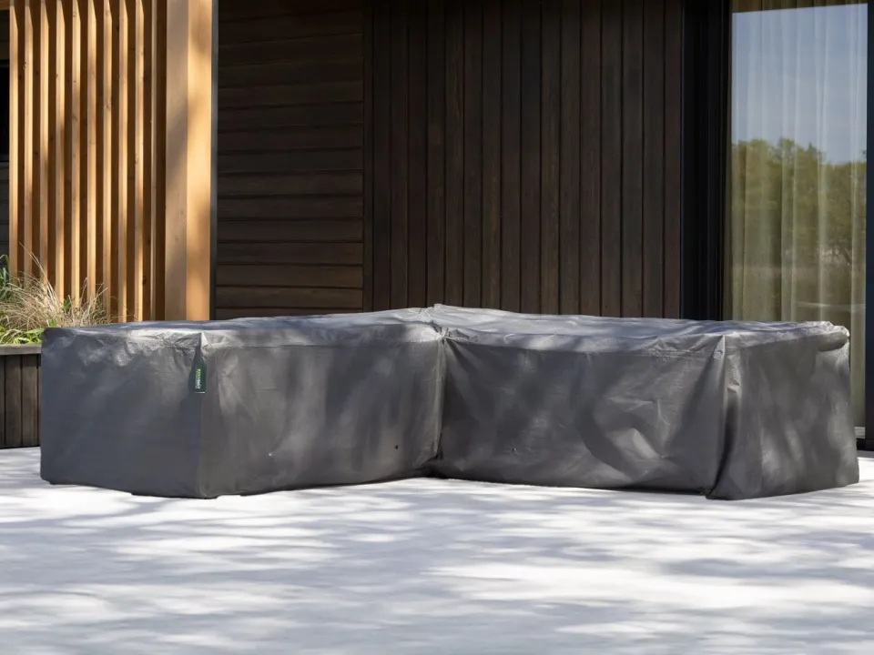 Kees Smit Collectie Kees Smit Tuinmeubelhoes hoek loungeset 325x94/255x94x65cm grijs, foto 2