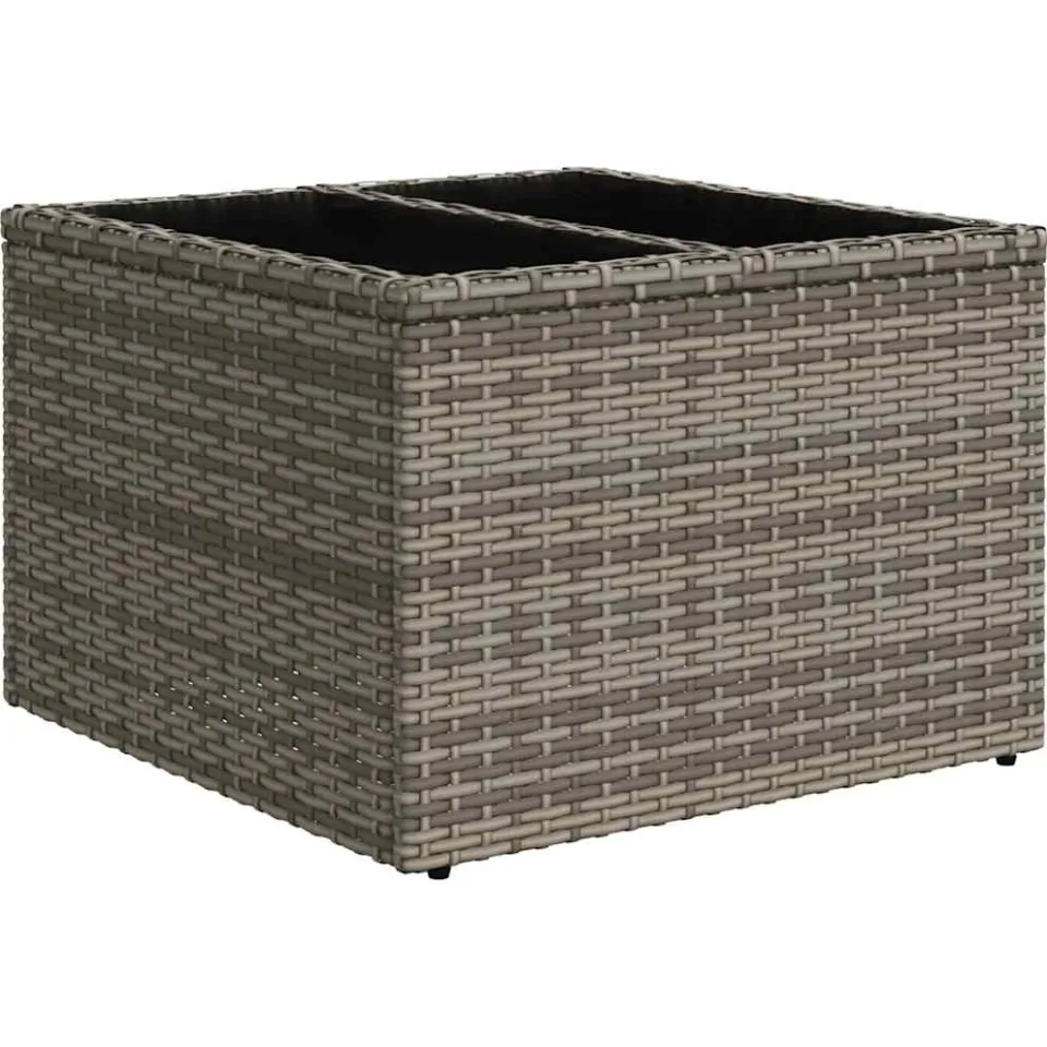 vidaXL 7-delige tuinbankset met kussens, grijs polyrotan, foto 4