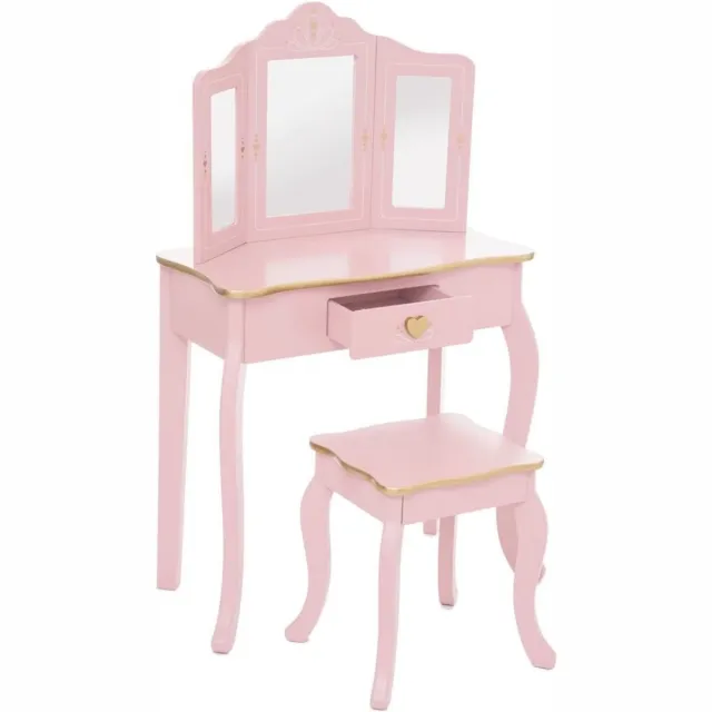 DailySupplies® Kaptafel Kind - Make up Tafel voor Meisjes - Schminktafel - Roze