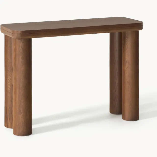 Westwing Collection Wandtafel Kalia van eikenhout Bruin