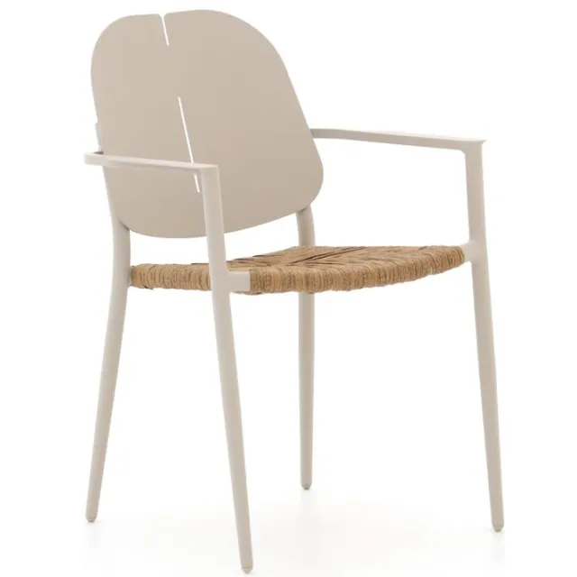 Manifesto Furniture Manifesto Talvullia/ROUGH-S 90cm dining tuinset 3-delig stapelbaar Zwart