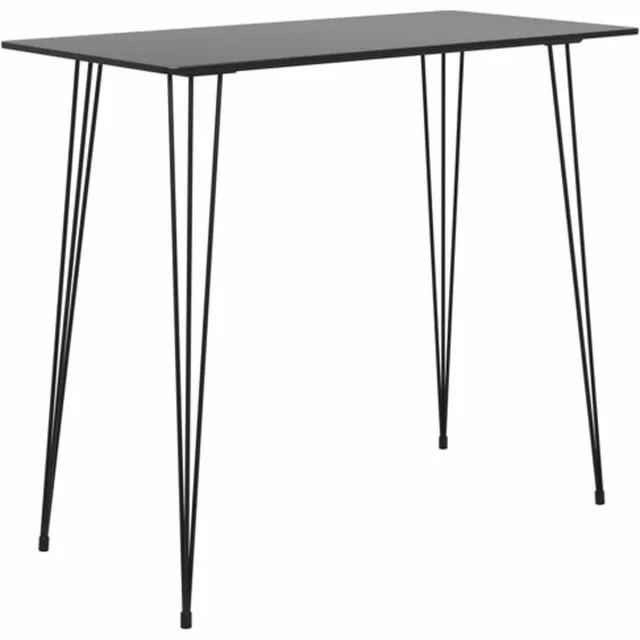 vidaXL Bartafel - 120x60x105 - cm - zwart