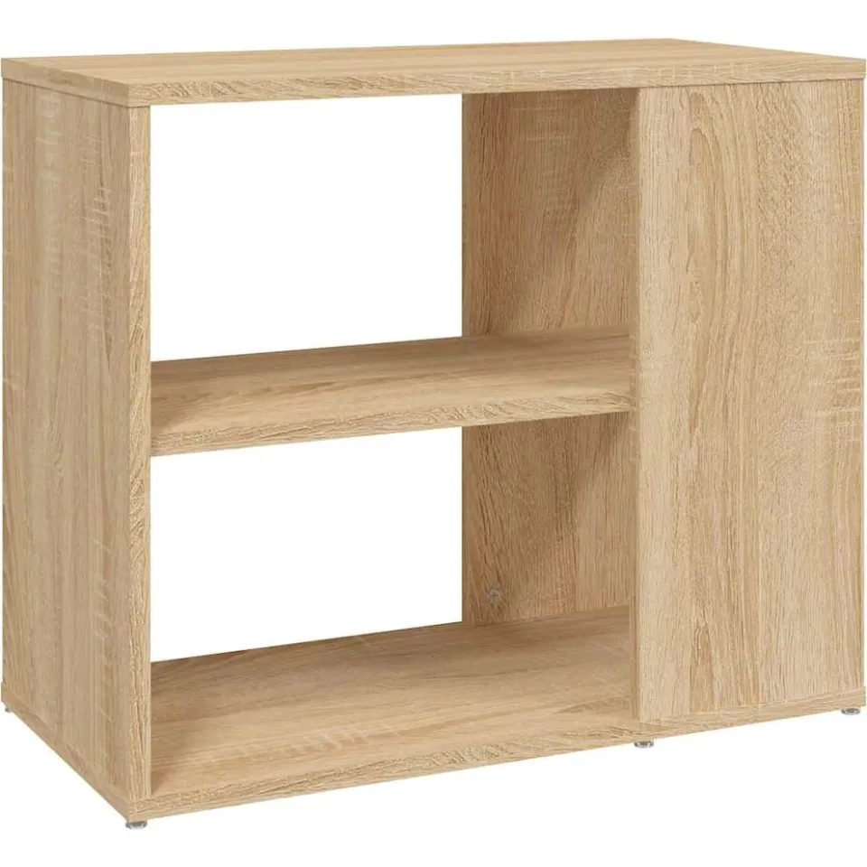 vidaXL Bijzetkast 60x30x50 cm bewerkt hout sonoma eikenkleurig, foto 3