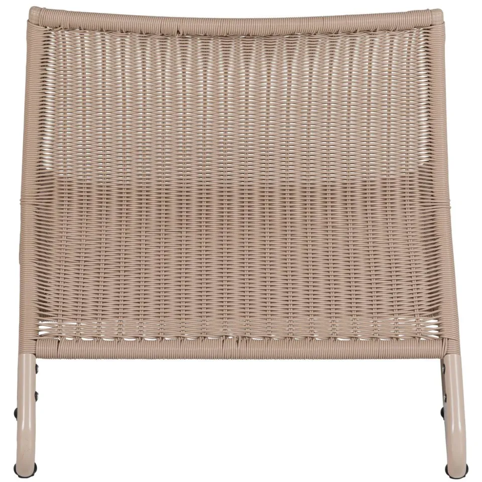 WOOOD West Tuin Loungestoel - Kunststof - Zand - 67x78x70 sand