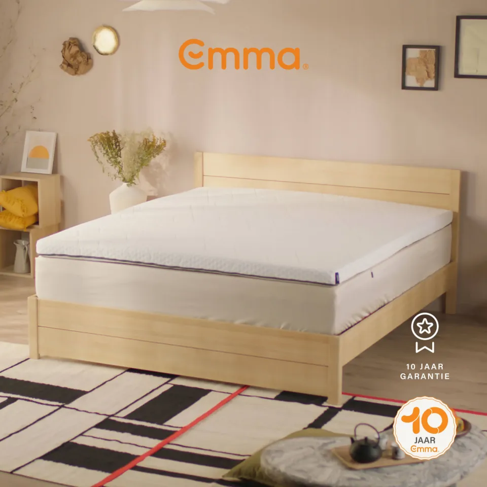 Emma One matras met Diamond topper Wit