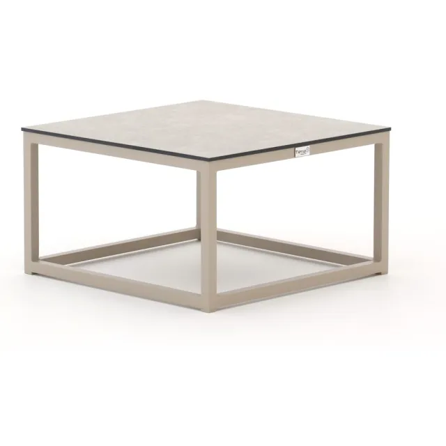 Tierra Outdoor Rio lounge tuintafel 60x60x35cm taupe, foto 2