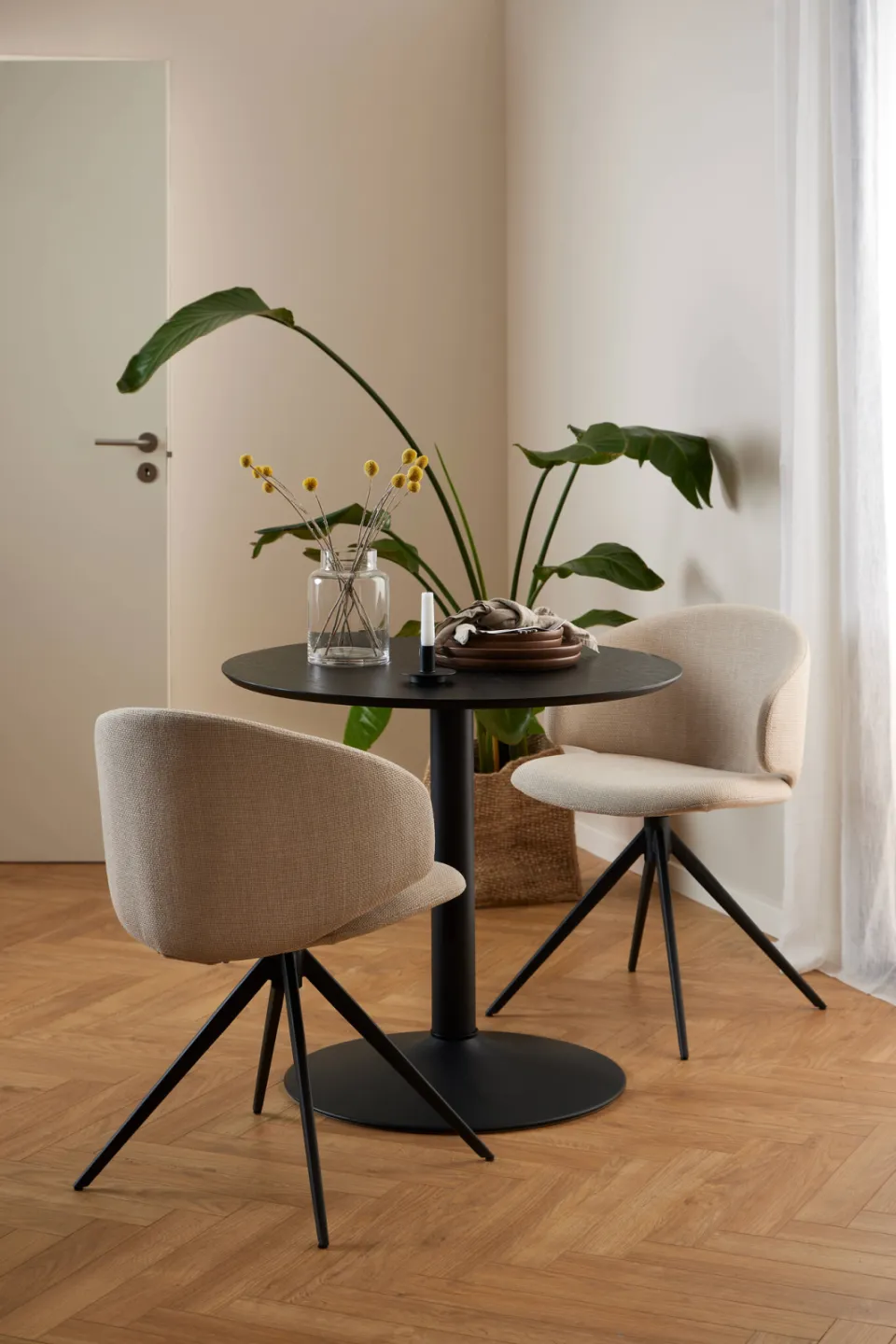 Wehkamp Home Elin eetkamerstoel beige, foto 4