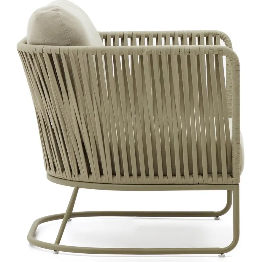 Kave Home Saconca buitenfauteuil groen, foto 5