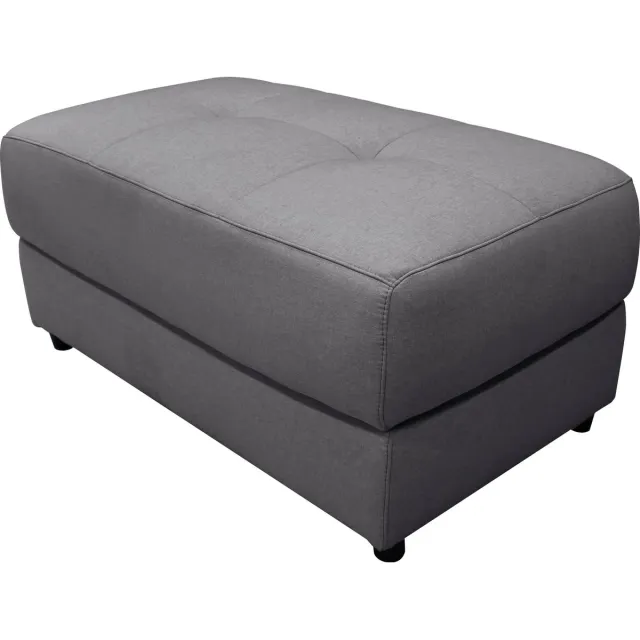 Notio Living Capena-Poef - Grijs Stof