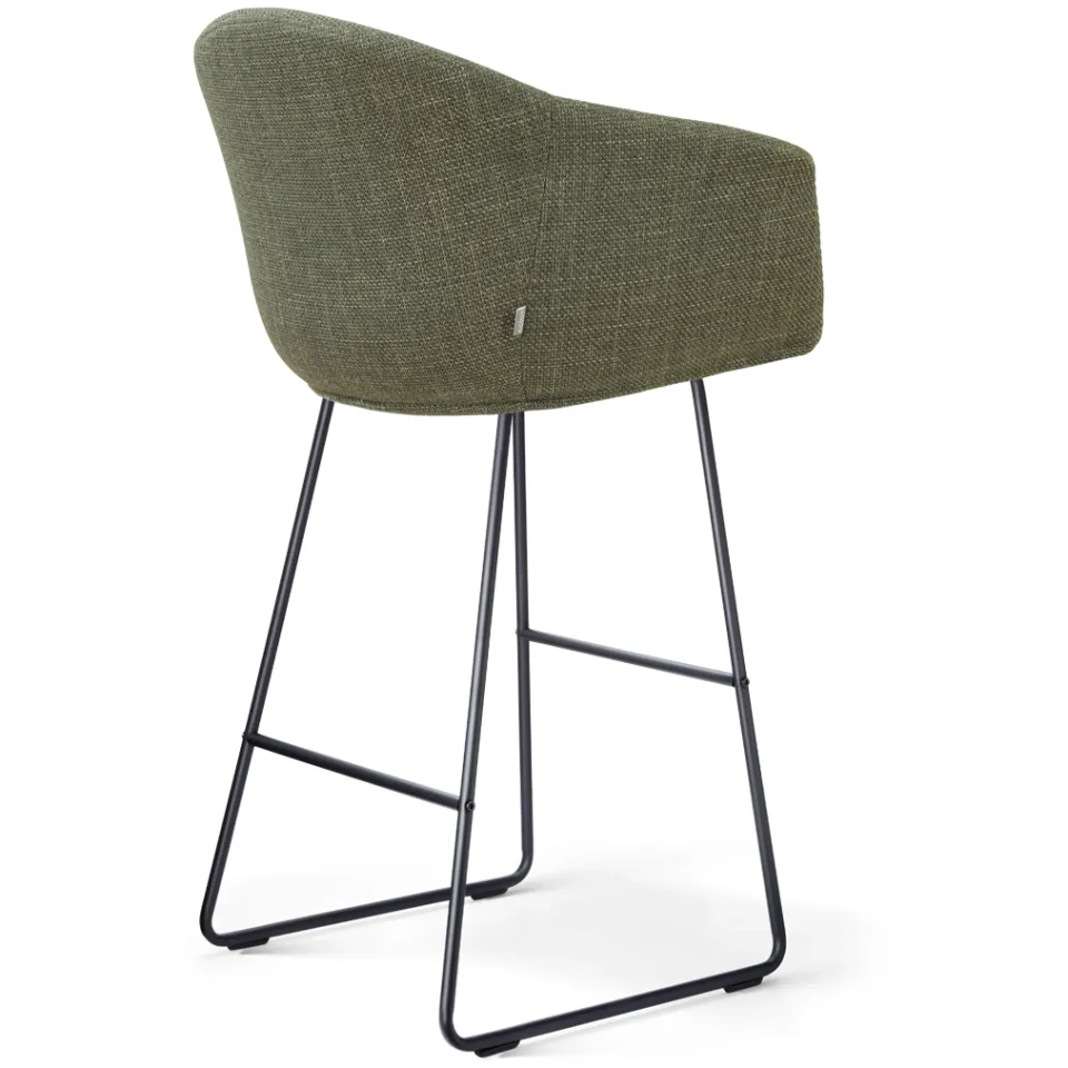 Nolon Nino-Otis barkruk forestgroen - zwart onderstel - 75 cm, foto 3