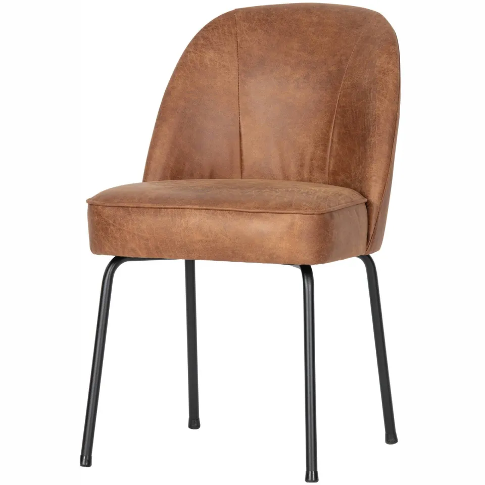 WOOOD Vogue eetkamerstoel cognac, foto 2