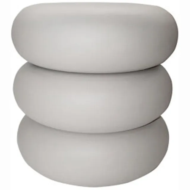 MySons Beemster bijzettafel, Ø45, H45, Off-White - Formaggio Collection