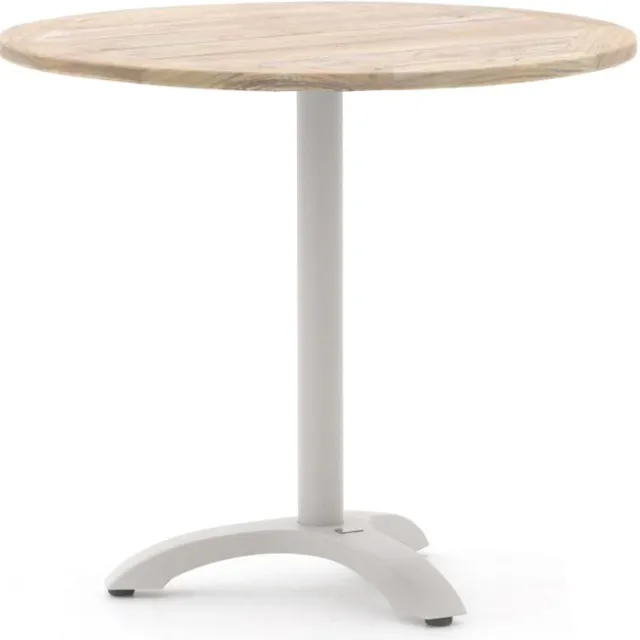 Bellagio tuinmeubelen Bellagio Lisio tuintafel ø85cm (h:75cm) Wit