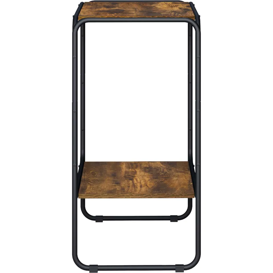 vidaXL Dressoir Gerookt eiken 60 x 38 x 75 cm Bewerkt hout, foto 4