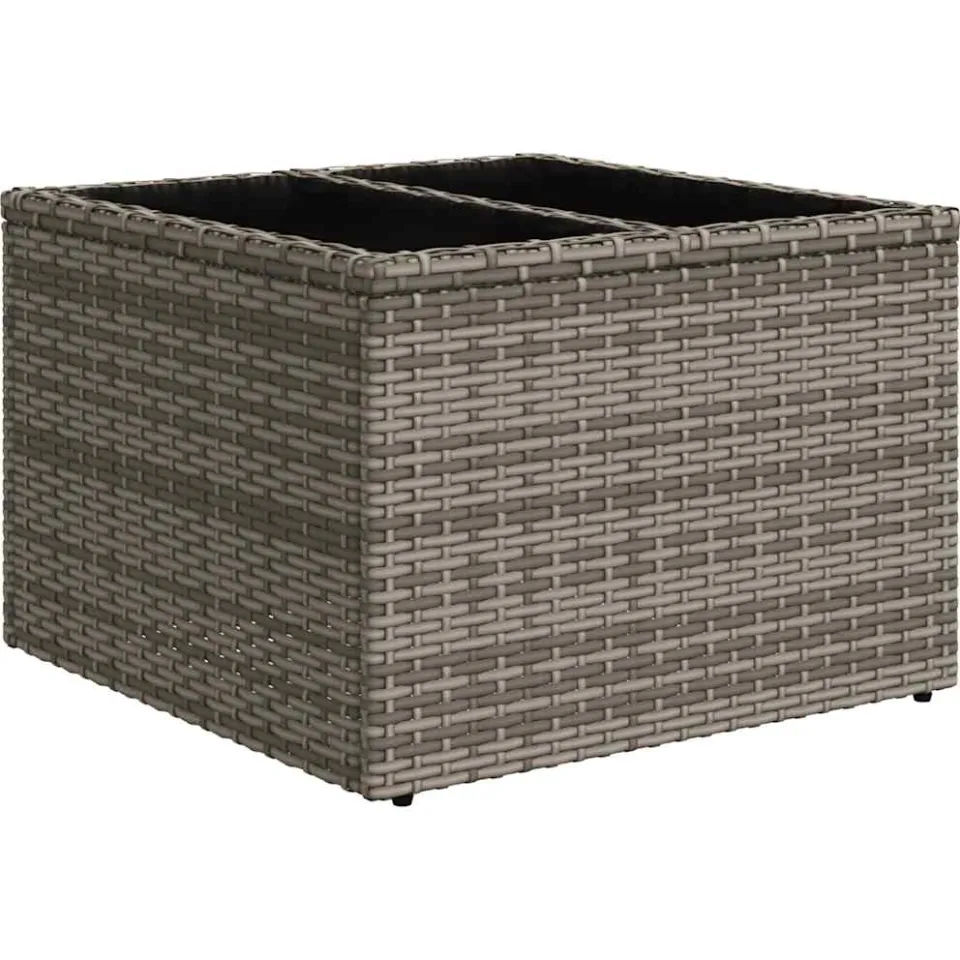vidaXL 7-delige tuinbankset met kussens, grijs polyrotan, foto 4