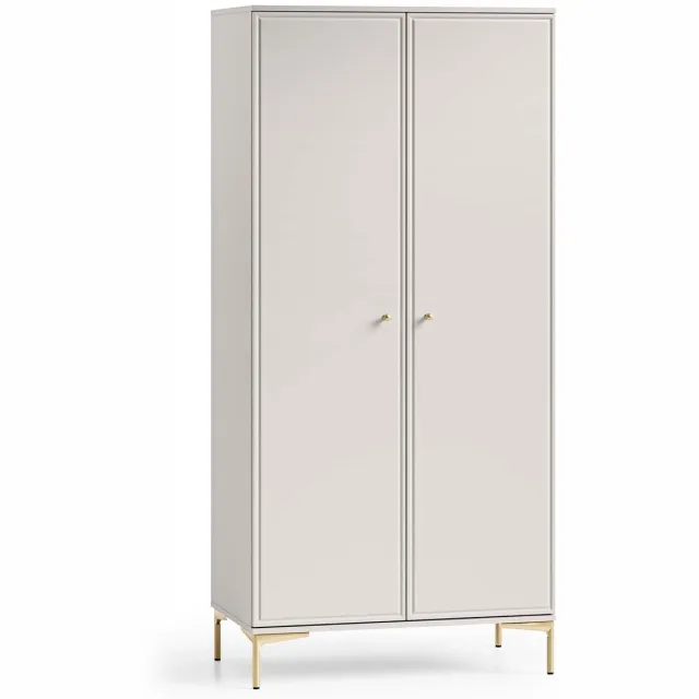Selsey Sandro – Kledingkast, kasjmiergrijs, 89 cm Kasjmier grijs