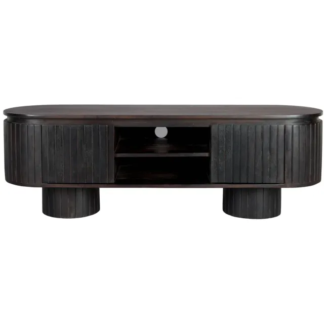 Dutchbone Kenji dressoir zwart Bruin