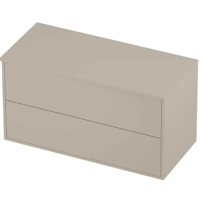 Proline Deck Badmeubelset Voor Grepen Symmetrisch Kader 100x46x54 cm Soft Linen Beige