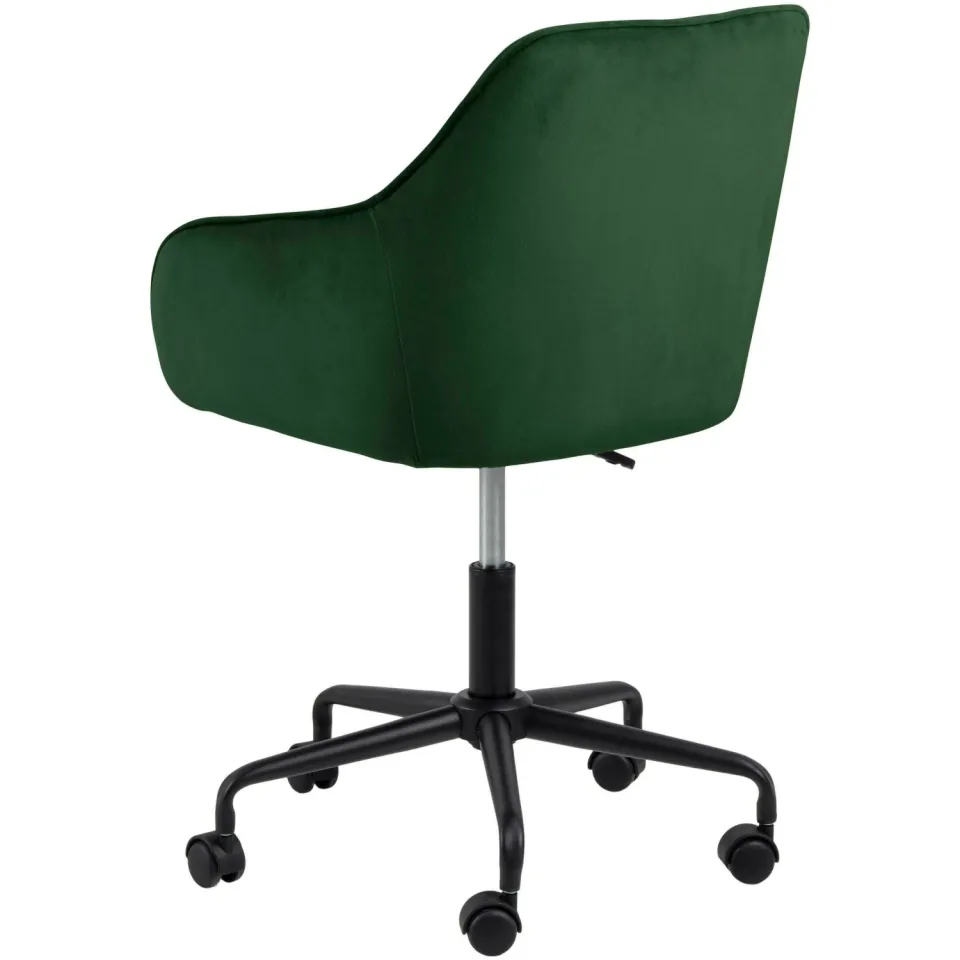 Bendt Loren velvet bureaustoel groen, foto 3